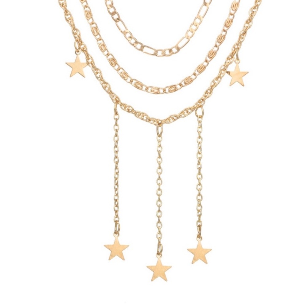 Shooting Star Gold fashion Jewelry Necklace - Picture 4 of 4